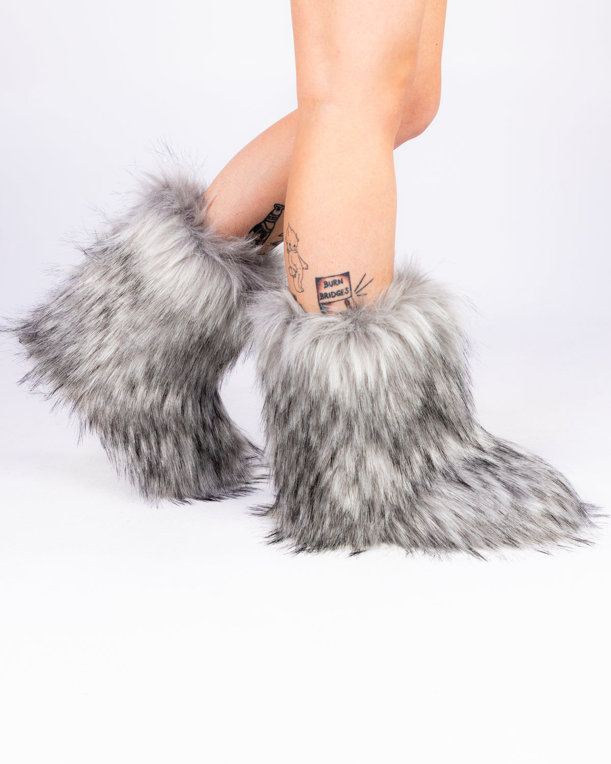 Leopard Printed Snow Shoes