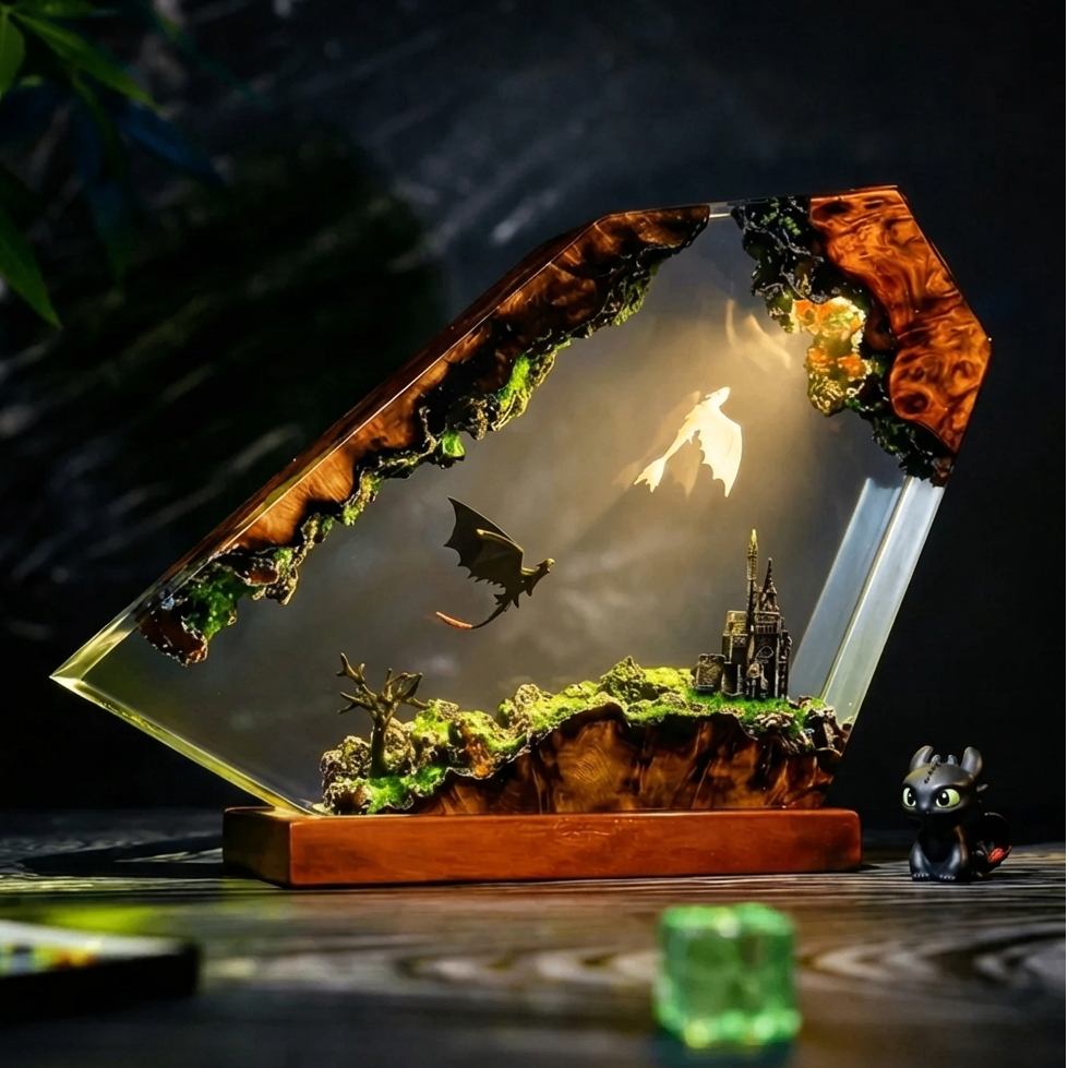 3D LED Resin Lamp