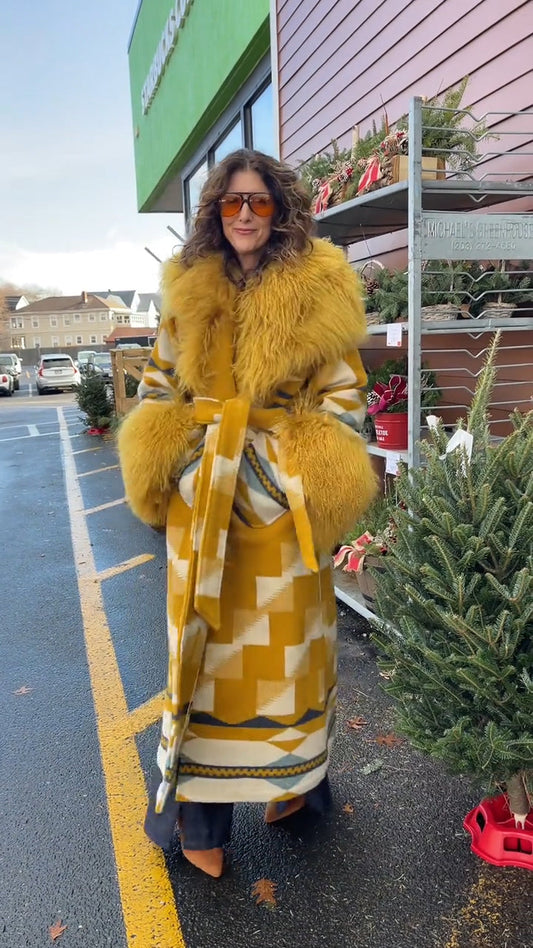 Alpaca Shearling Duster