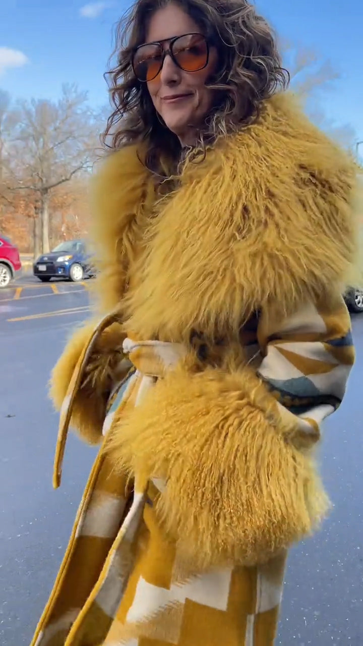 Alpaca Shearling Duster