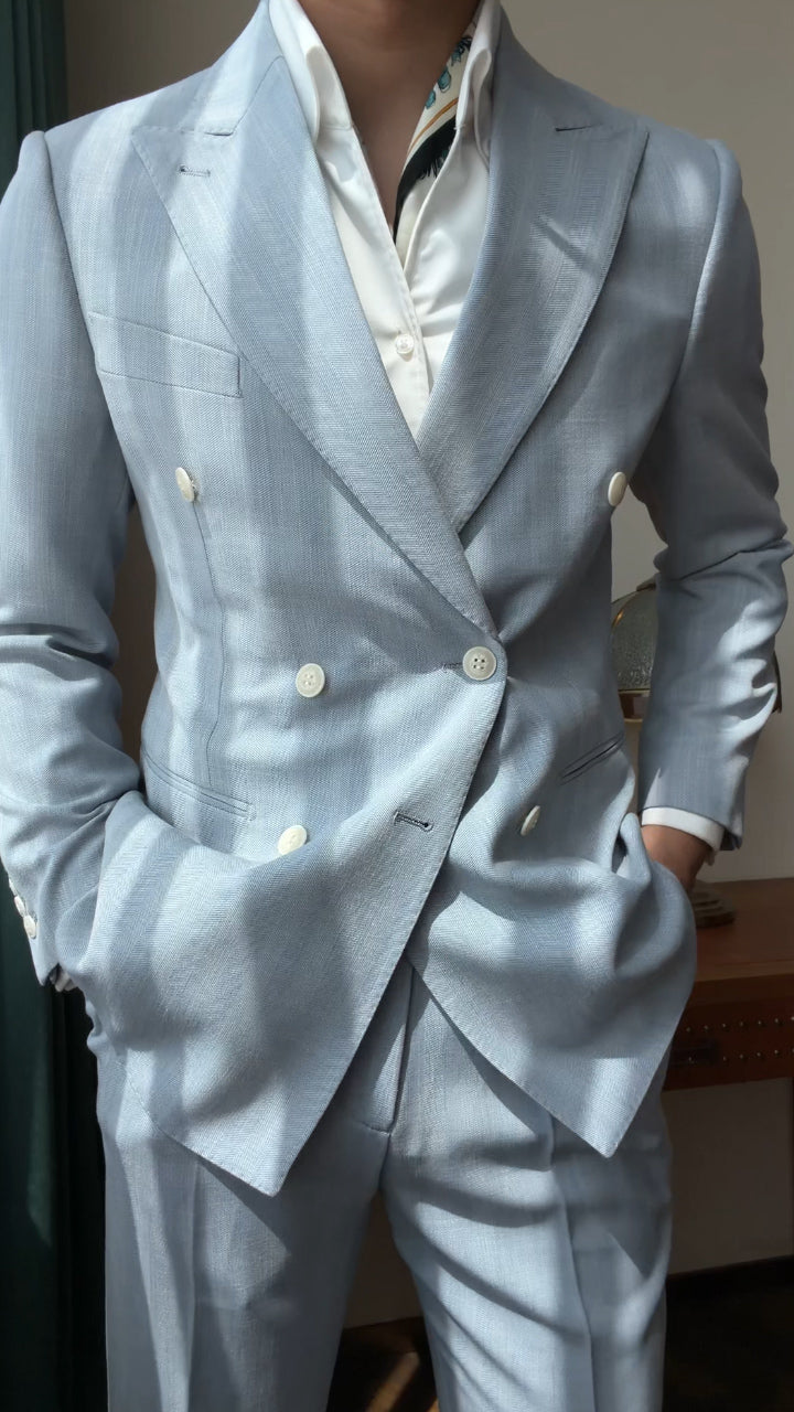 Italian handmade Double Breasted  Blazer