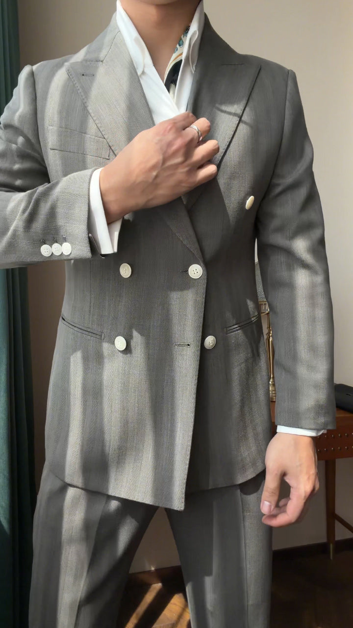 Italian handmade Double Breasted  Blazer