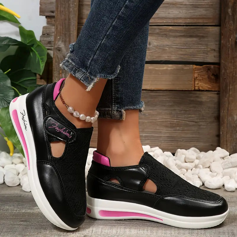 Women's Hook & Loop Sports Sneakers