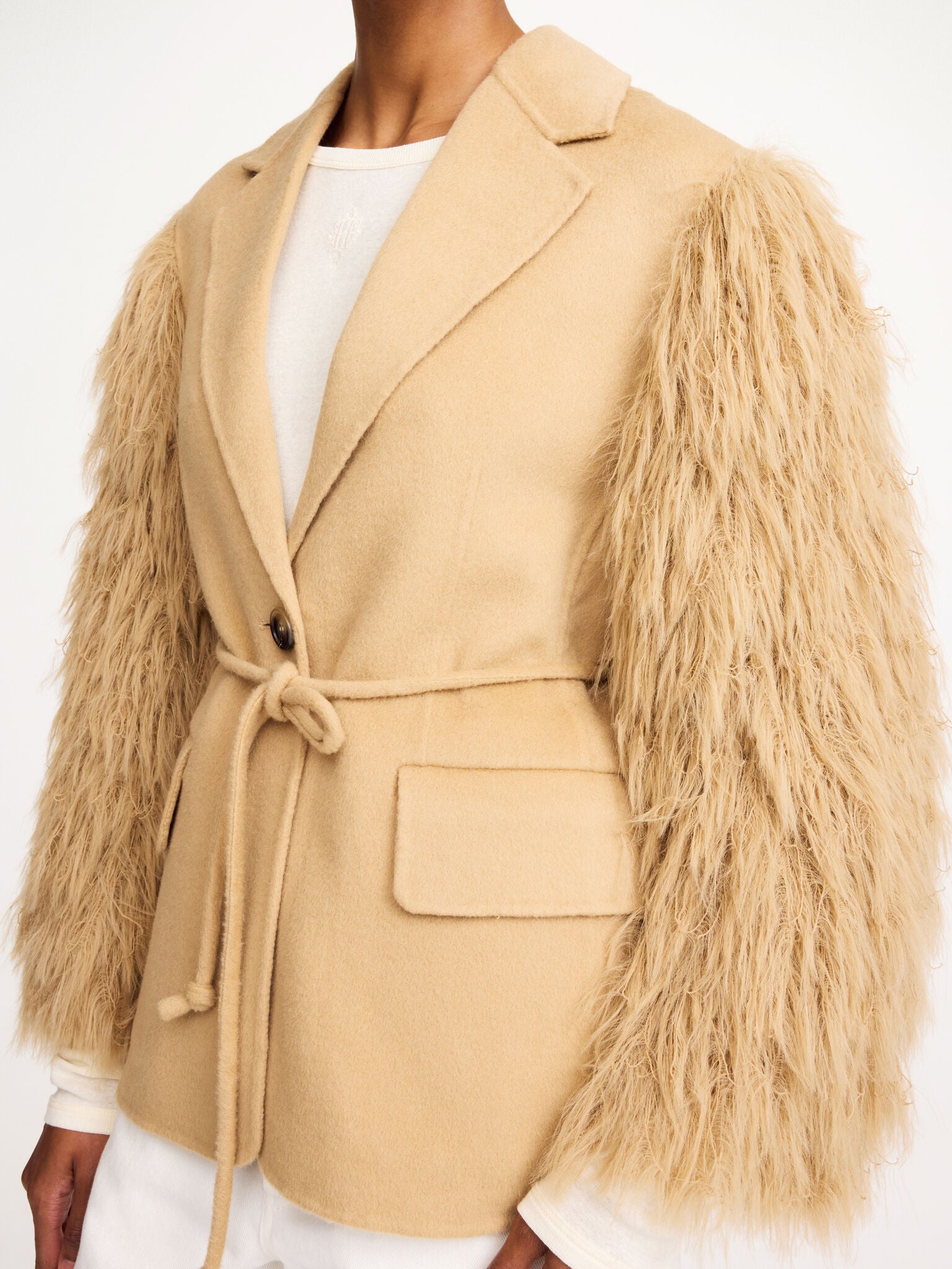 Manteau wool blazer