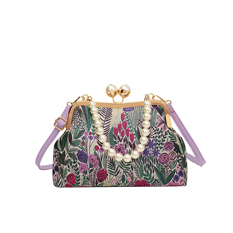 🎁Perfect Gift - Women Vintage Flower Embroidery Handbag