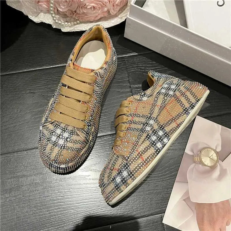 Luxury Rhinestone Casual Shoes