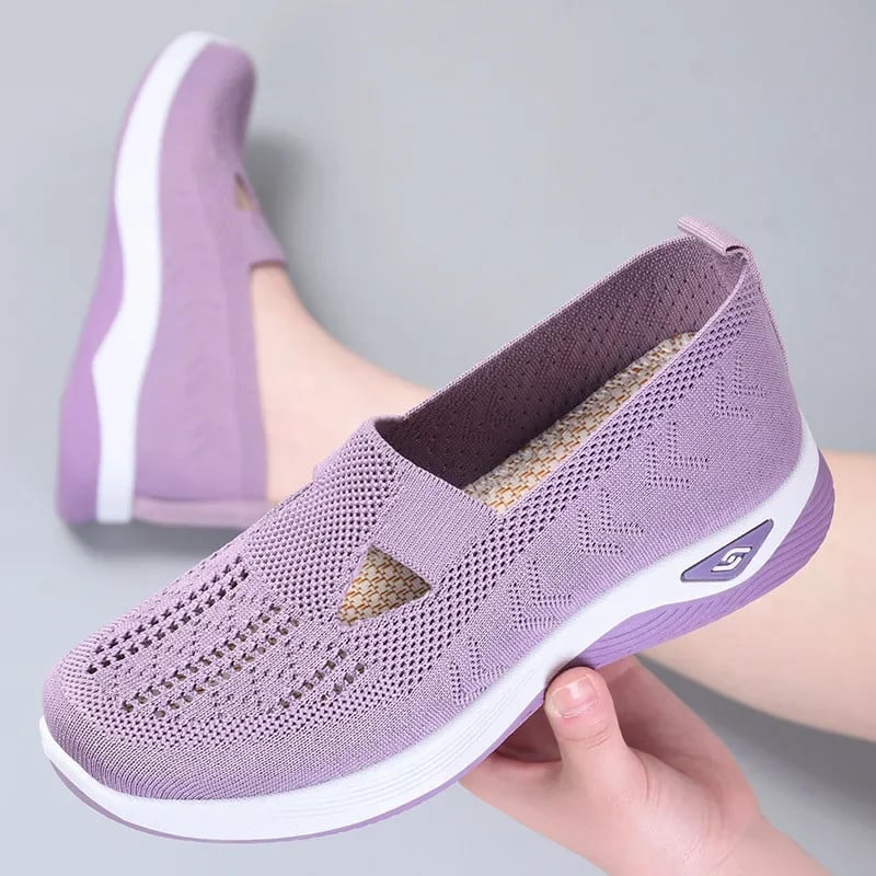 Sole Breathable Hollow Out Flat Shoes