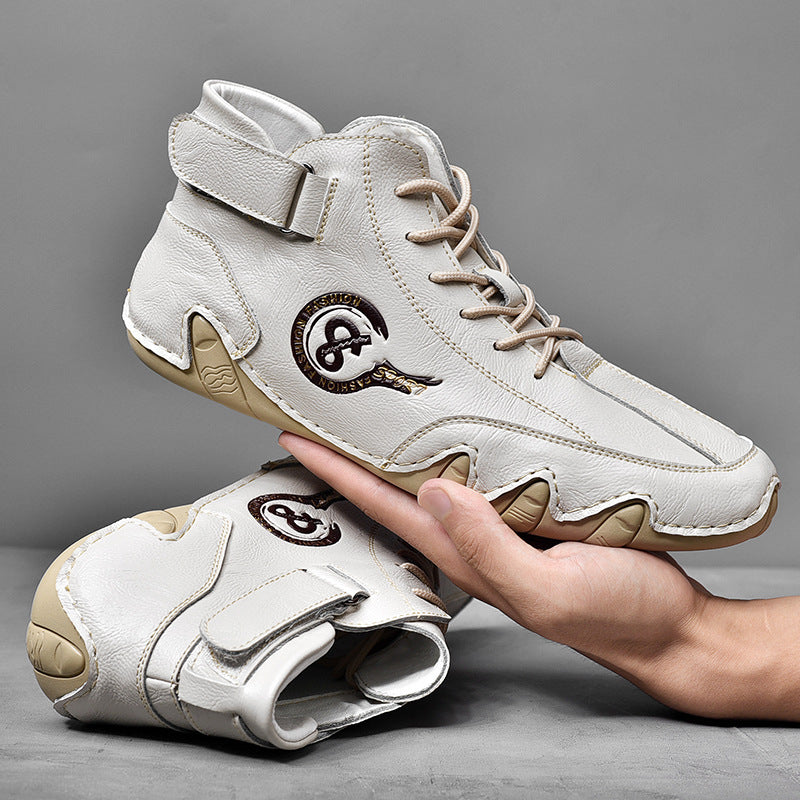 Men's Winter High Top Leather Shoes