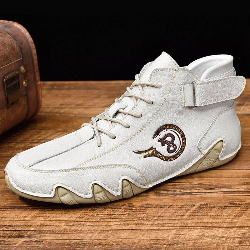 Men's Winter High Top Leather Shoes