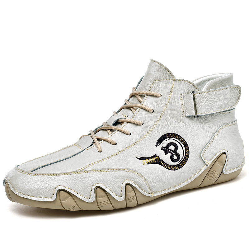 Men's Winter High Top Leather Shoes
