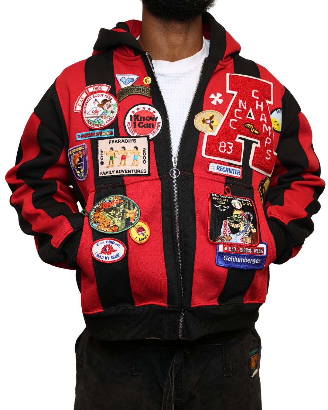 Patchwork Hoodie