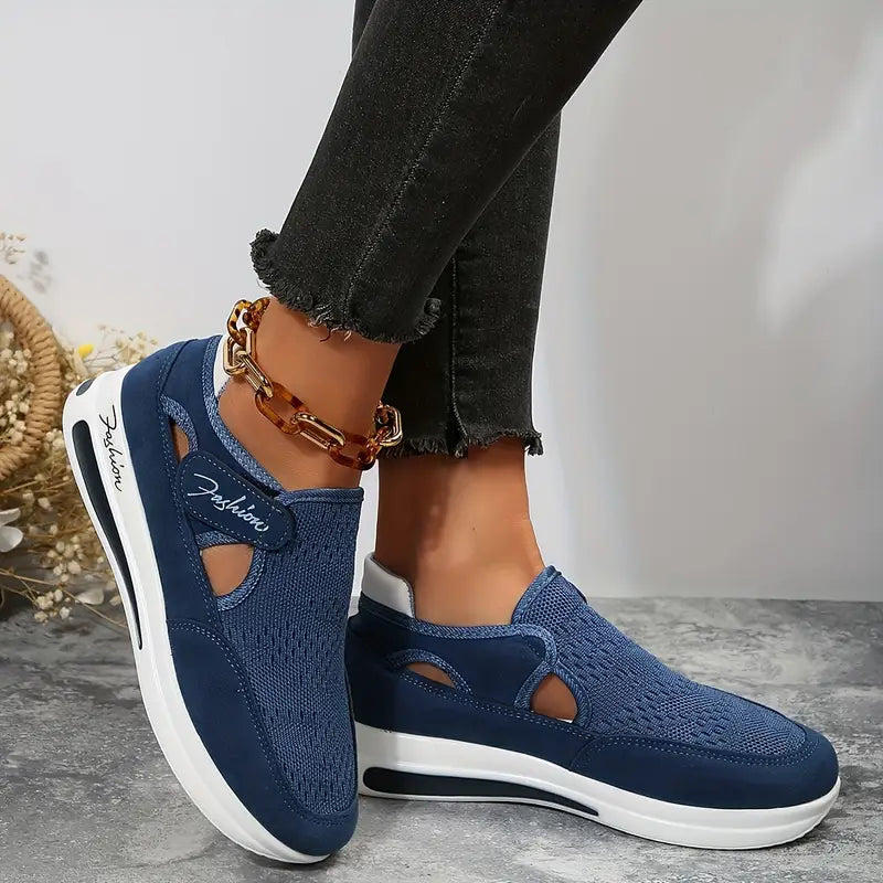 Women's Hook & Loop Sports Sneakers