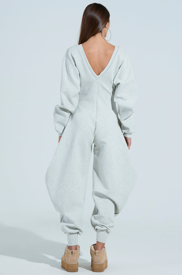 COMFY COZY SWEATSHIRT JUMPSUIT