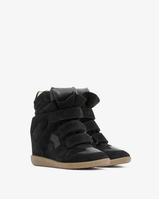 Bekett leather wedge sneakers