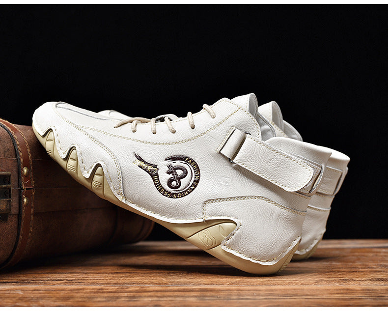 Men's Winter High Top Leather Shoes
