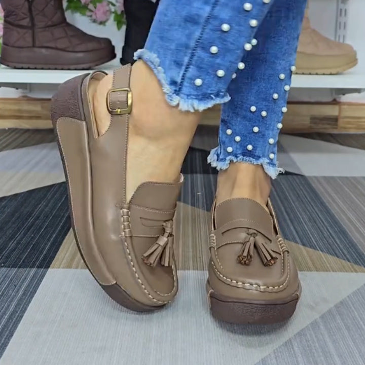 Women's Tread Sole Slingback Loafer