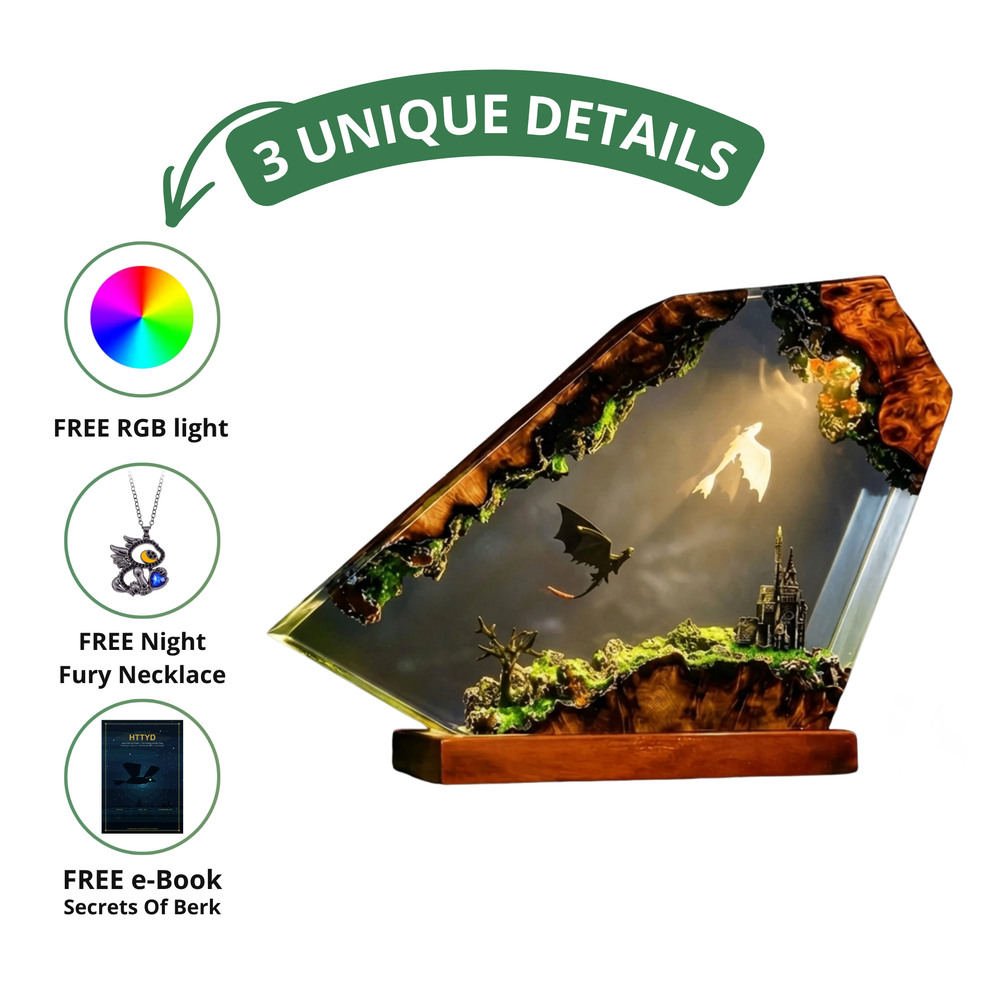 3D LED Resin Lamp