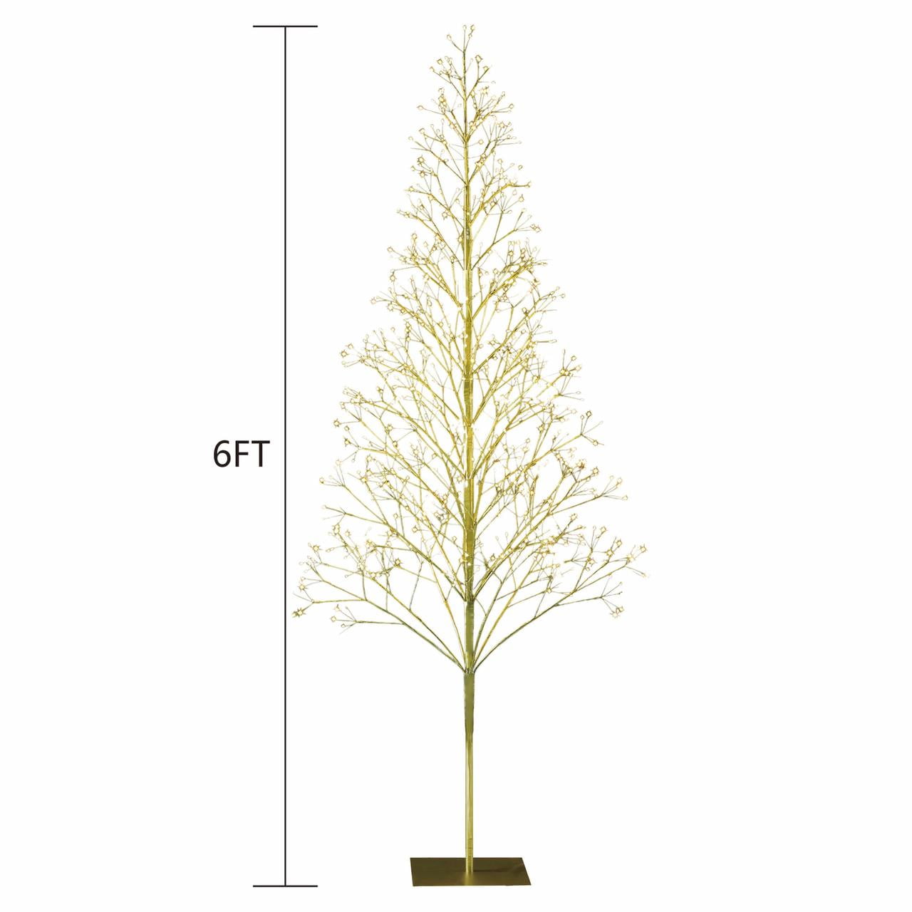 500 Twinkling LED Lights Pre-Lit Starburst Christmas Tree