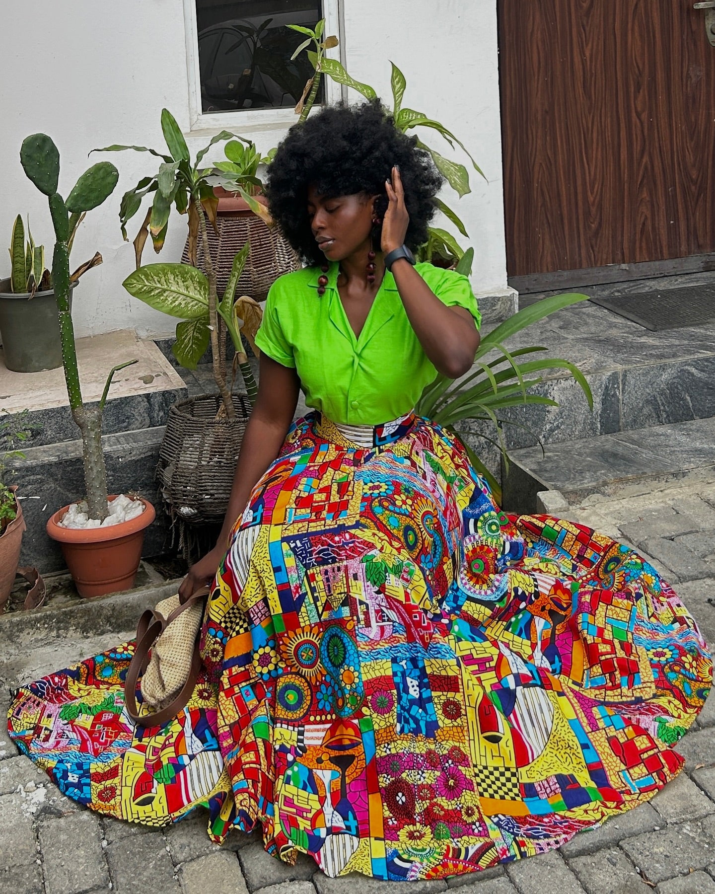 Muiticolor dress