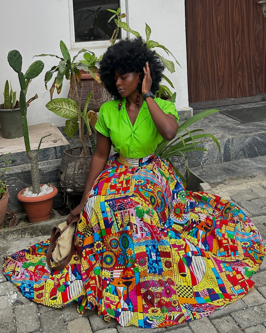 Muiticolor dress
