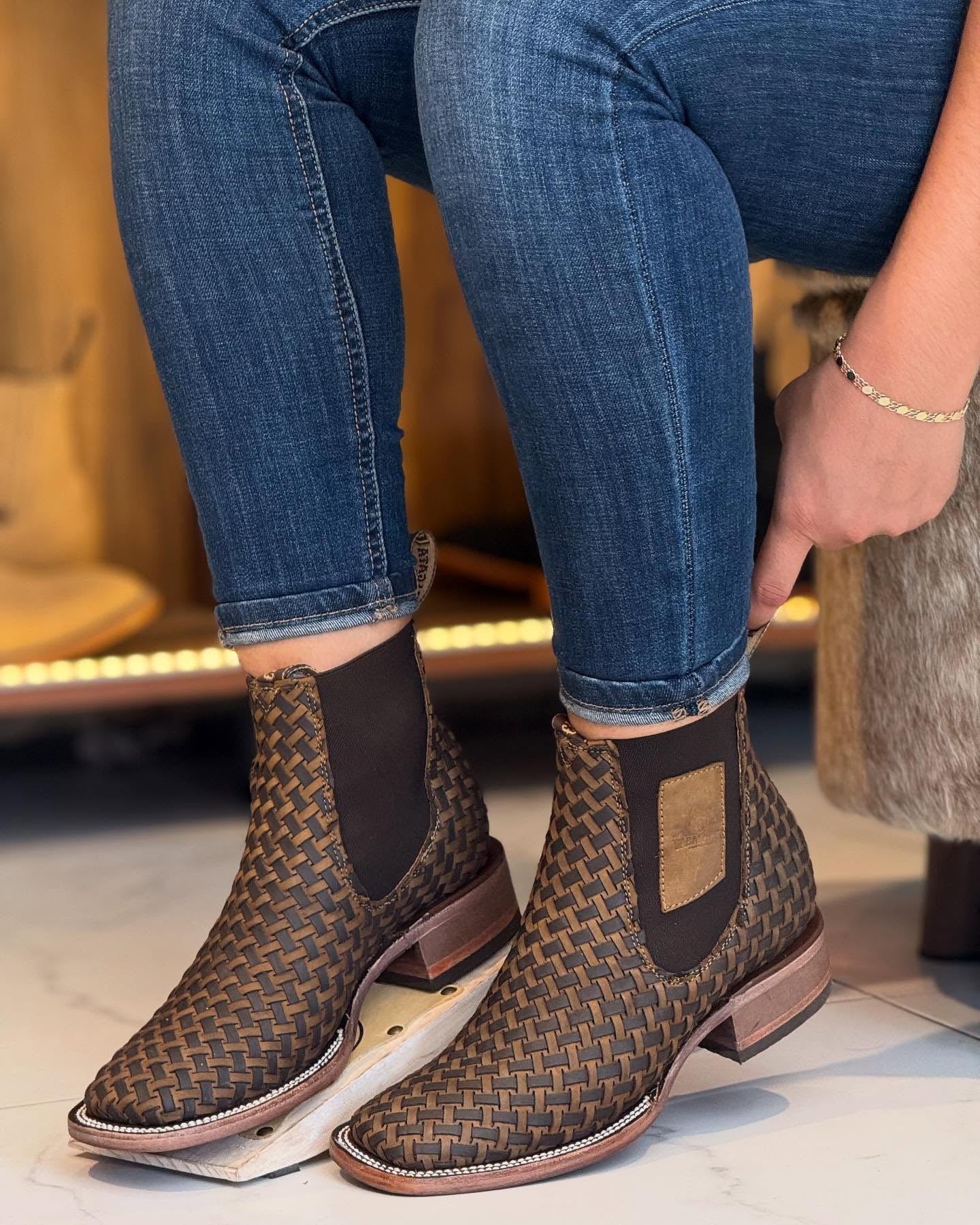 Botas Vaqueras para Hombre Square Toe