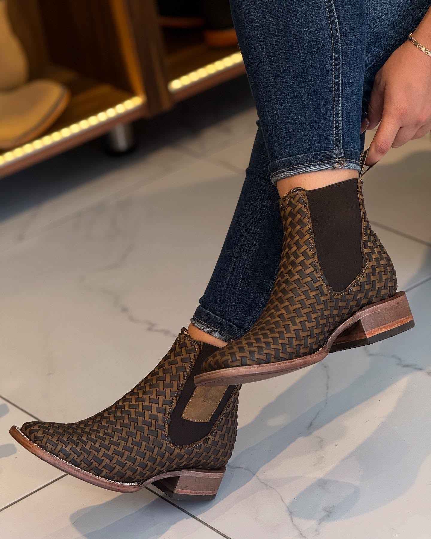 Botas Vaqueras para Hombre Square Toe
