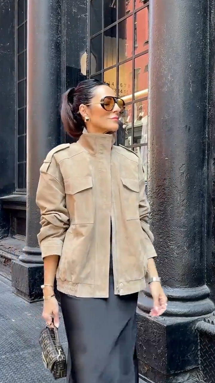 SUEDE LEATHER JACKET