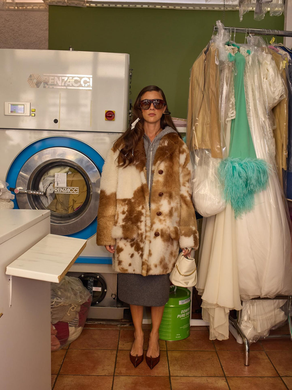 Shearling coat