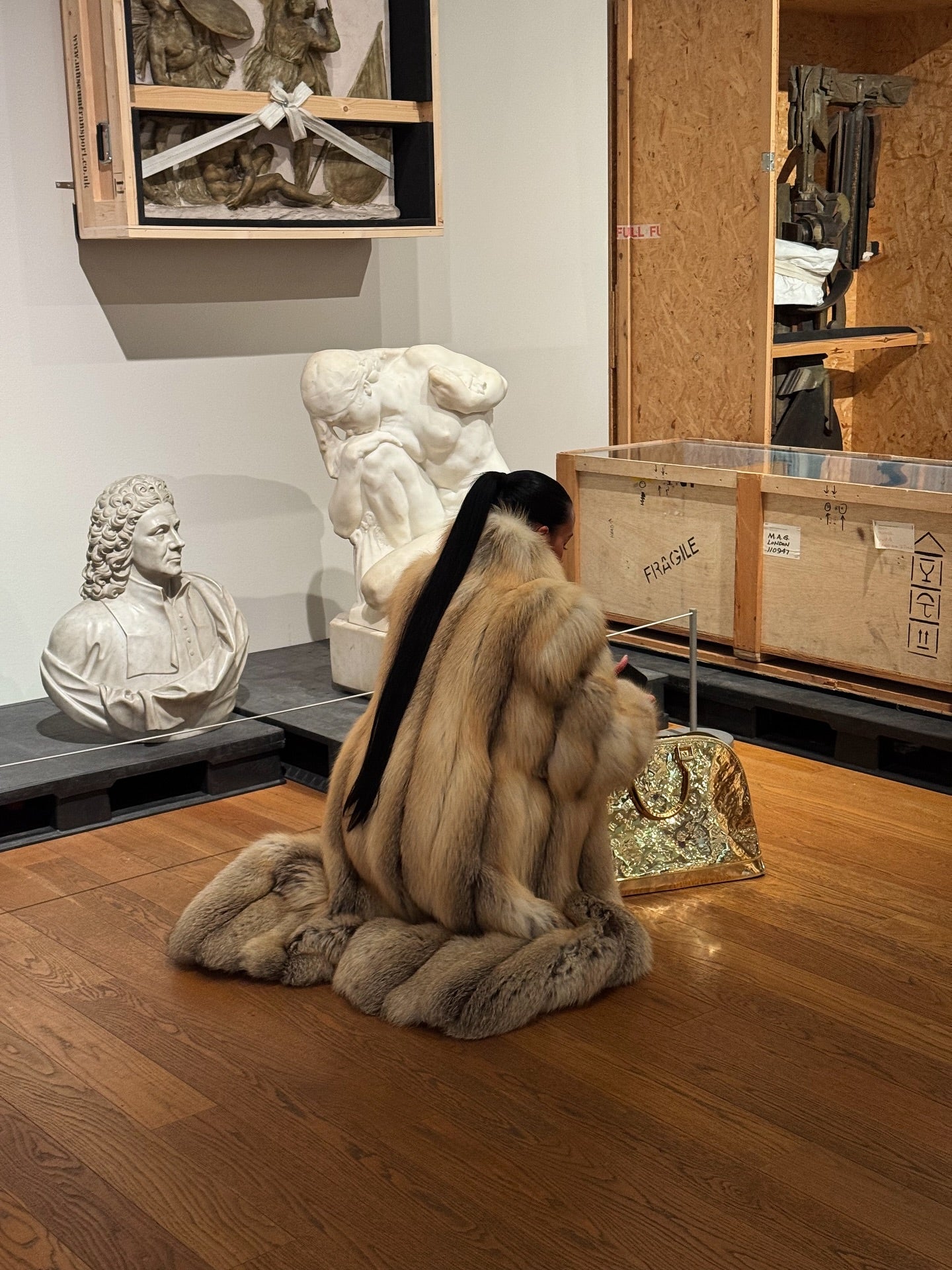 Vintage Fox Fur Coat