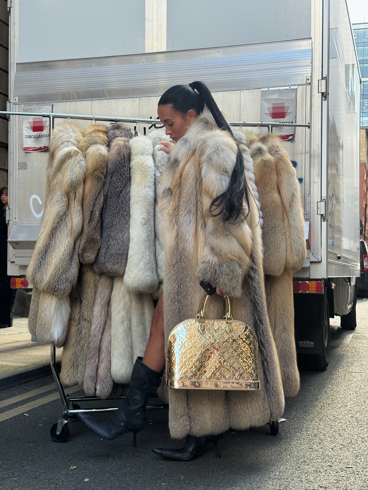 Vintage Fox Fur Coat