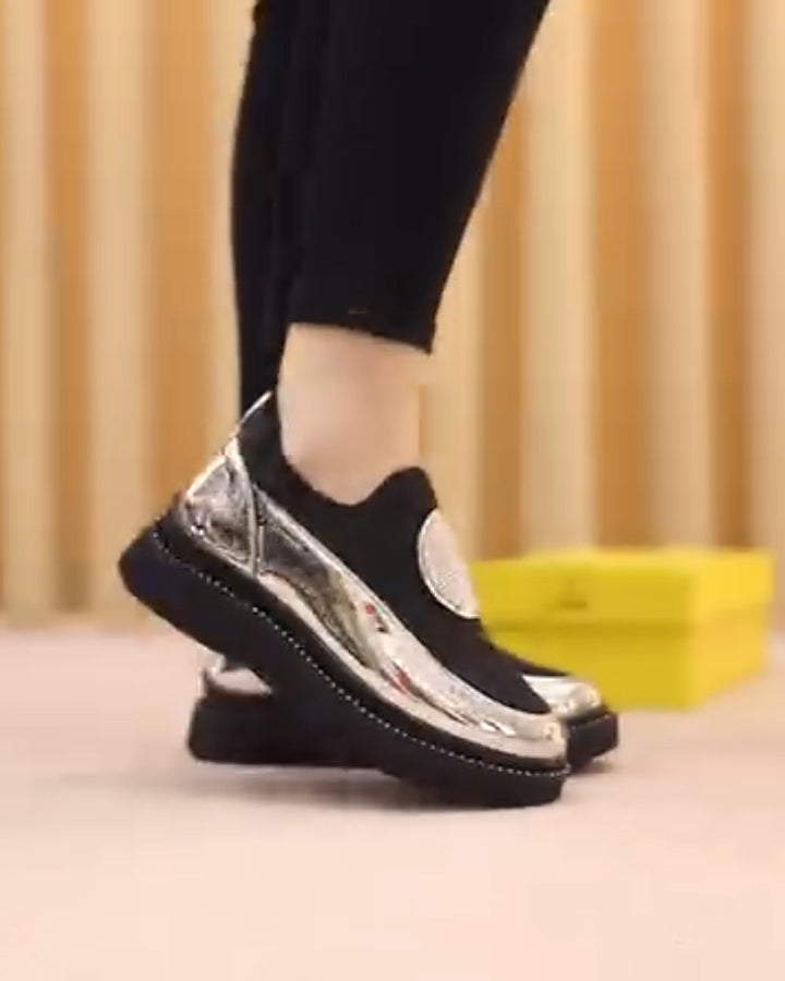 Comfortable Breathable Women Walking Shoes Slip on Trainers