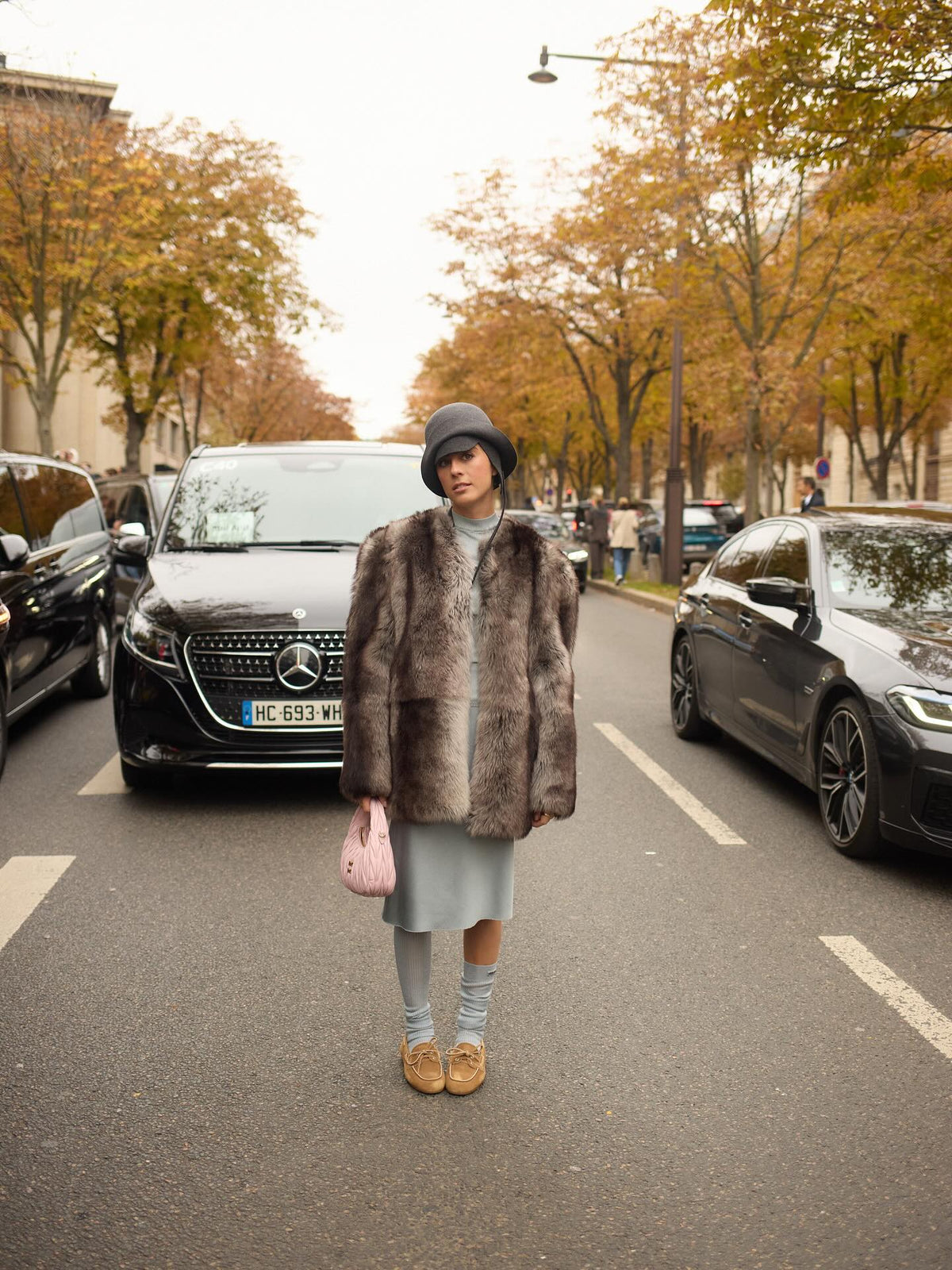 Shearling fur jacket