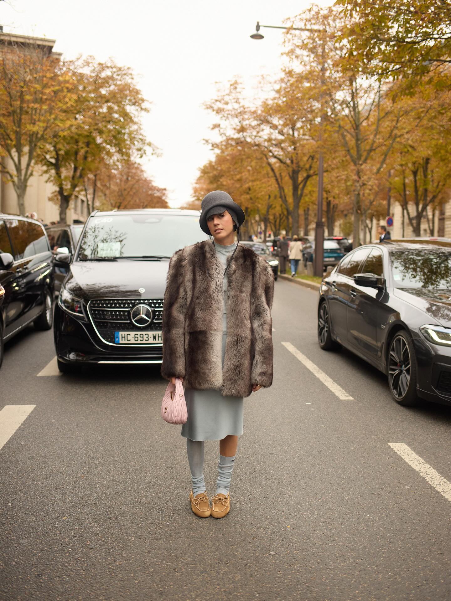 Shearling fur jacket