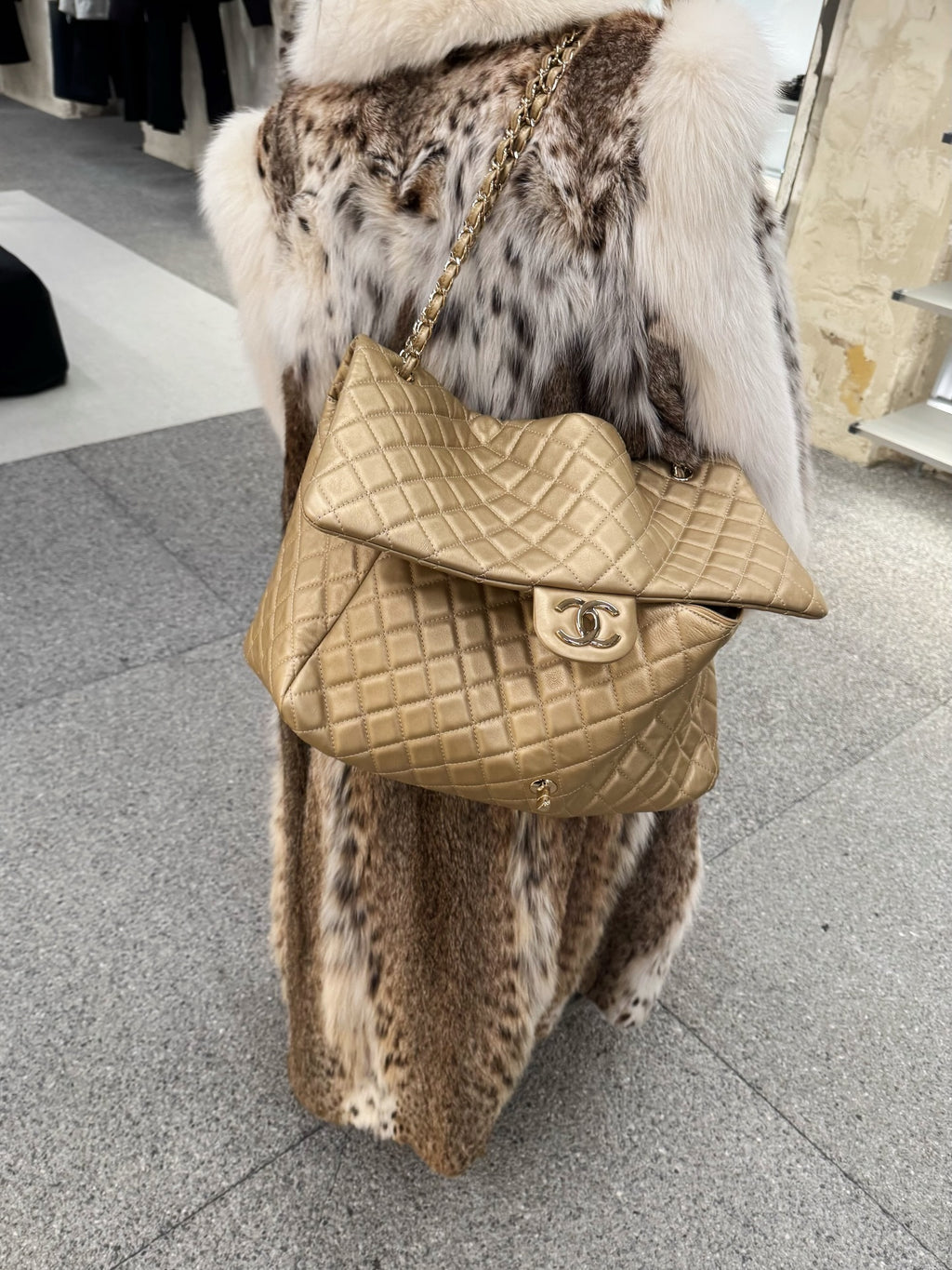 Vintage Lynx Fur Coat