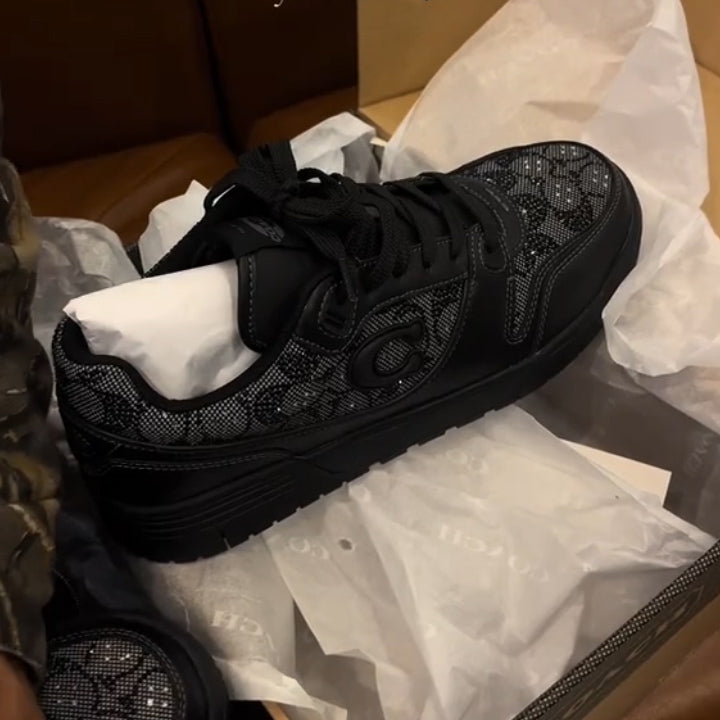 Crystal Signature Jacquard Sneakers