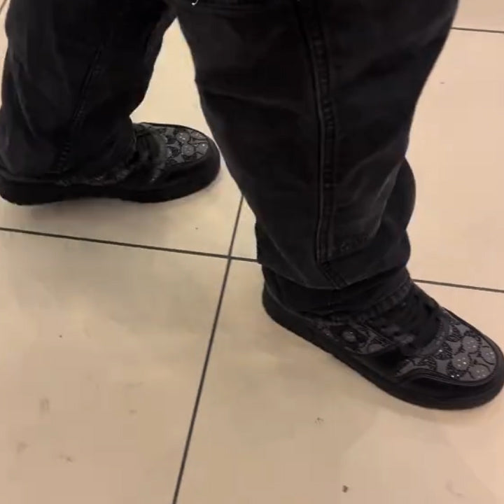 Crystal Signature Jacquard Sneakers