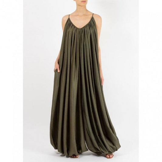 Balloon Silk Jumpsuit