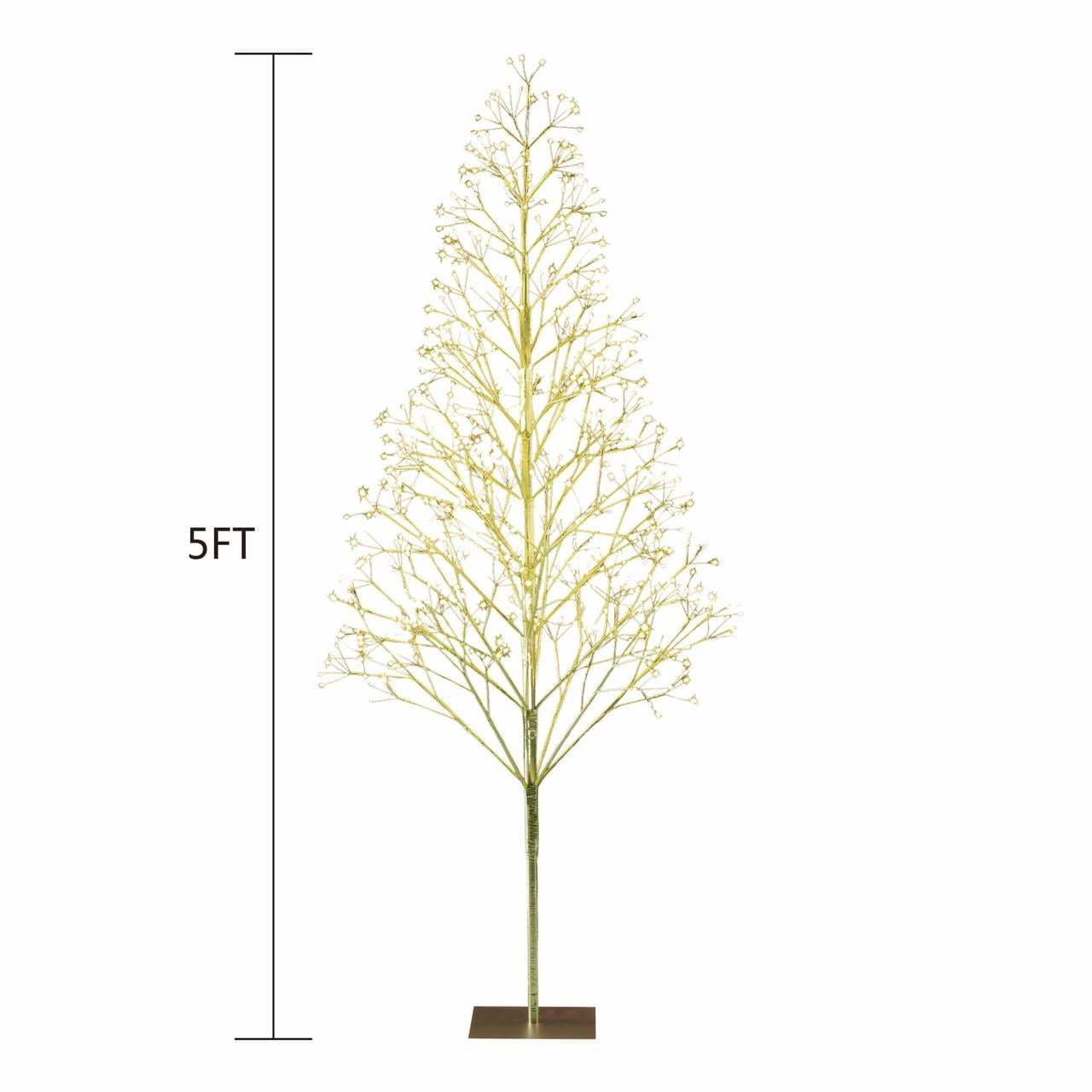500 Twinkling LED Lights Pre-Lit Starburst Christmas Tree