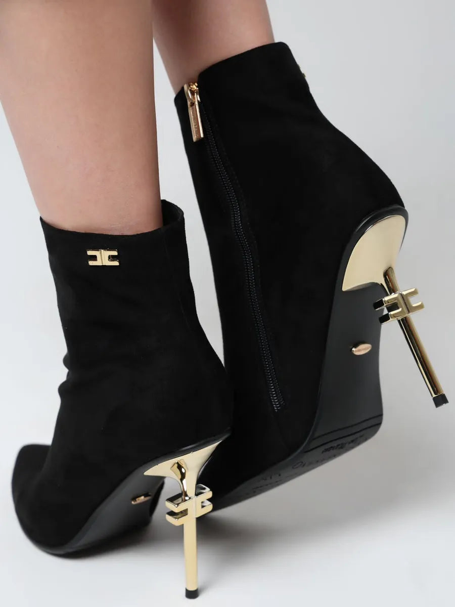 Mid-season stiletto ankle boots