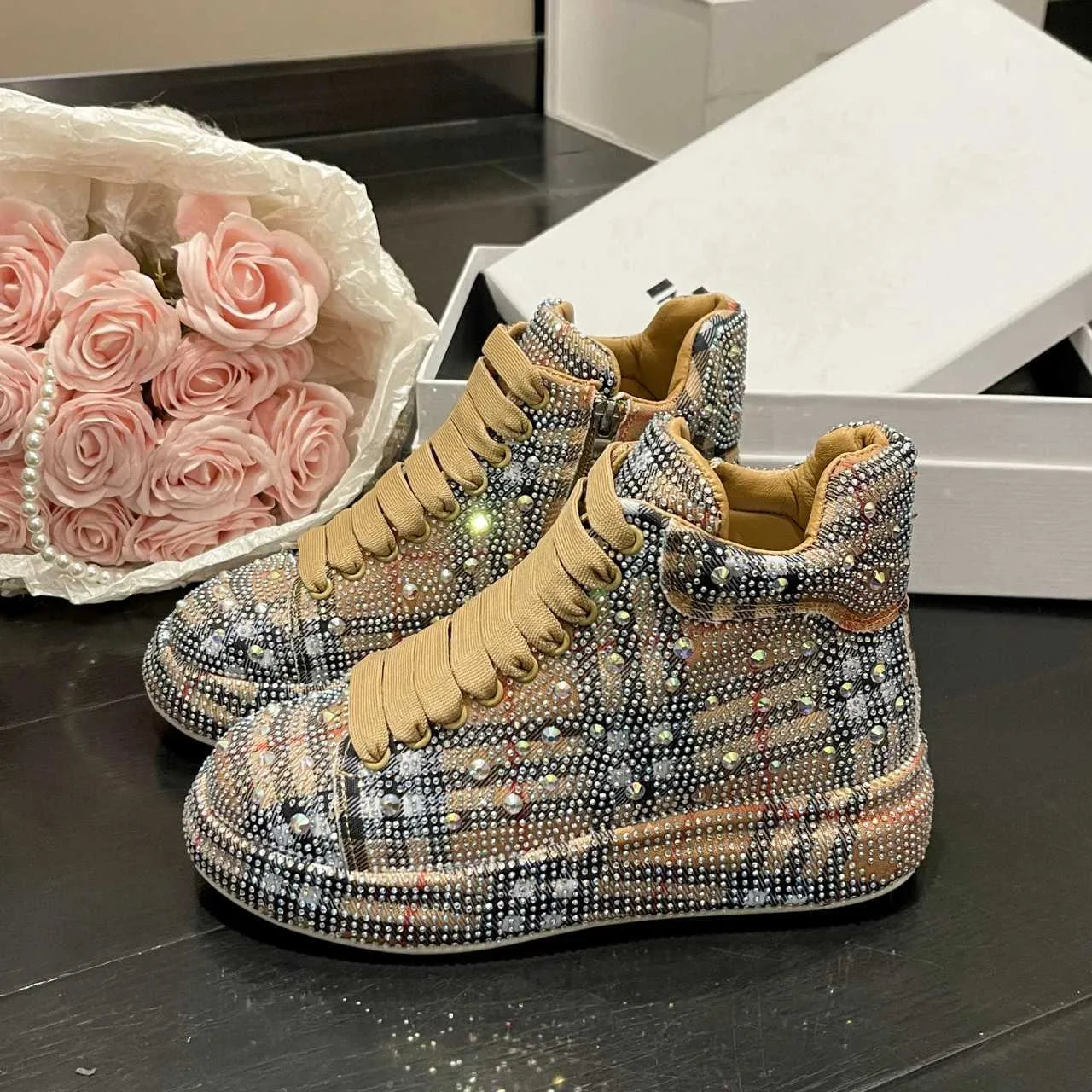 Luxury Rhinestone Casual Shoes
