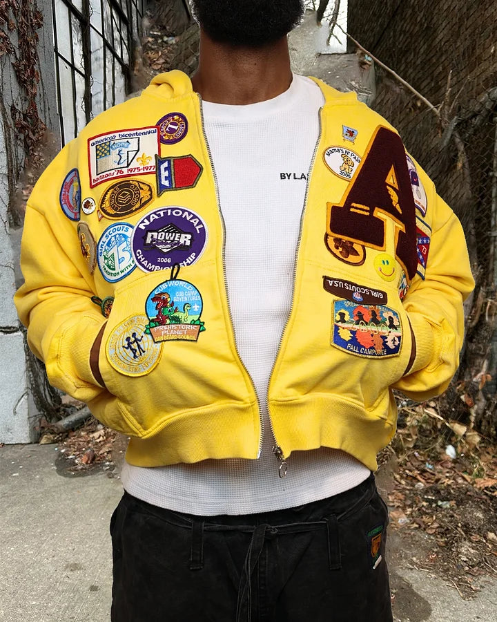 Patchwork Hoodie