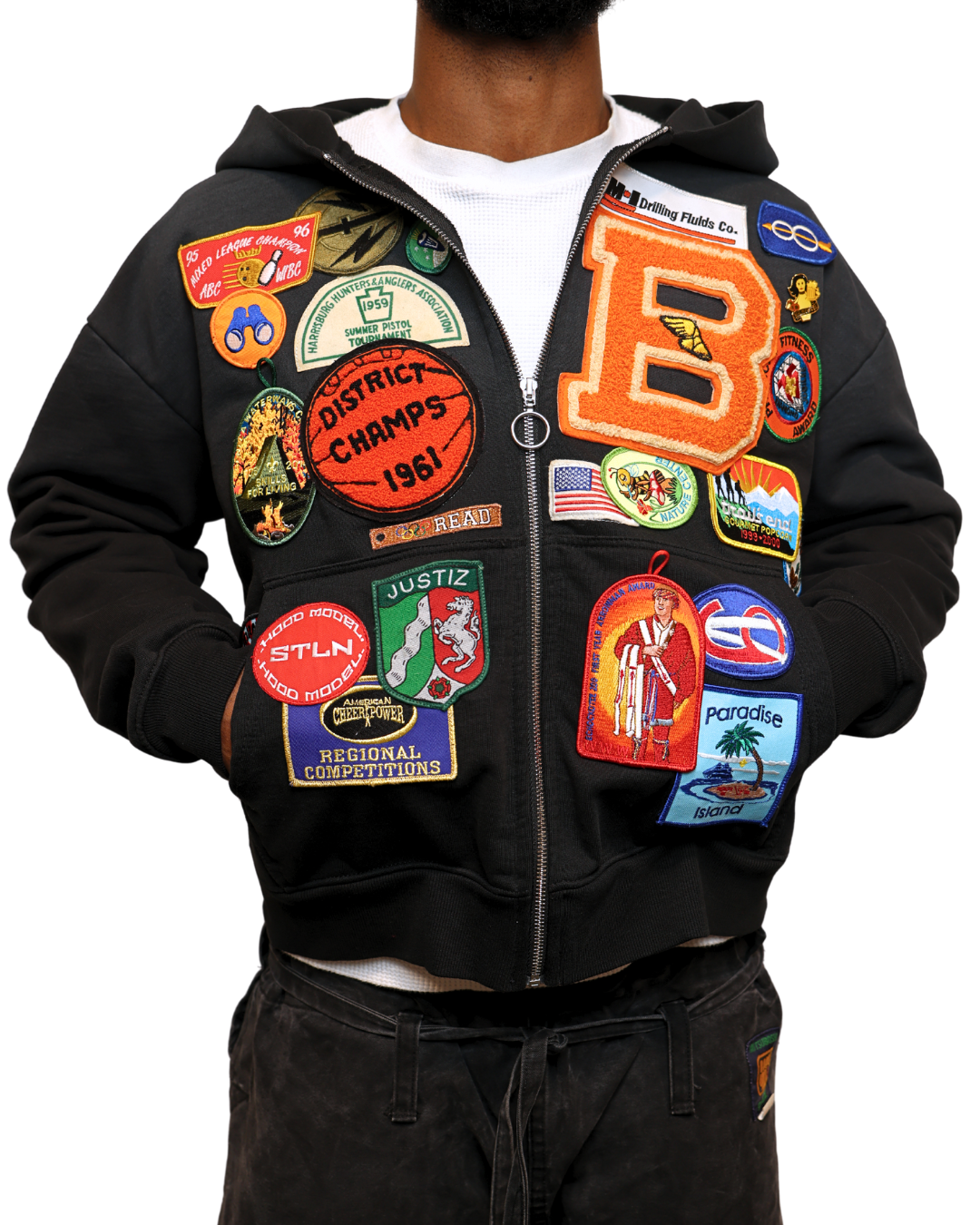 Patchwork Hoodie