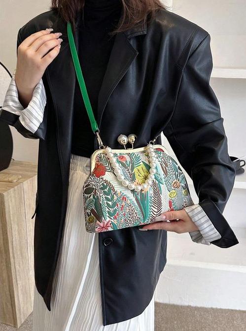 🎁Perfect Gift - Women Vintage Flower Embroidery Handbag