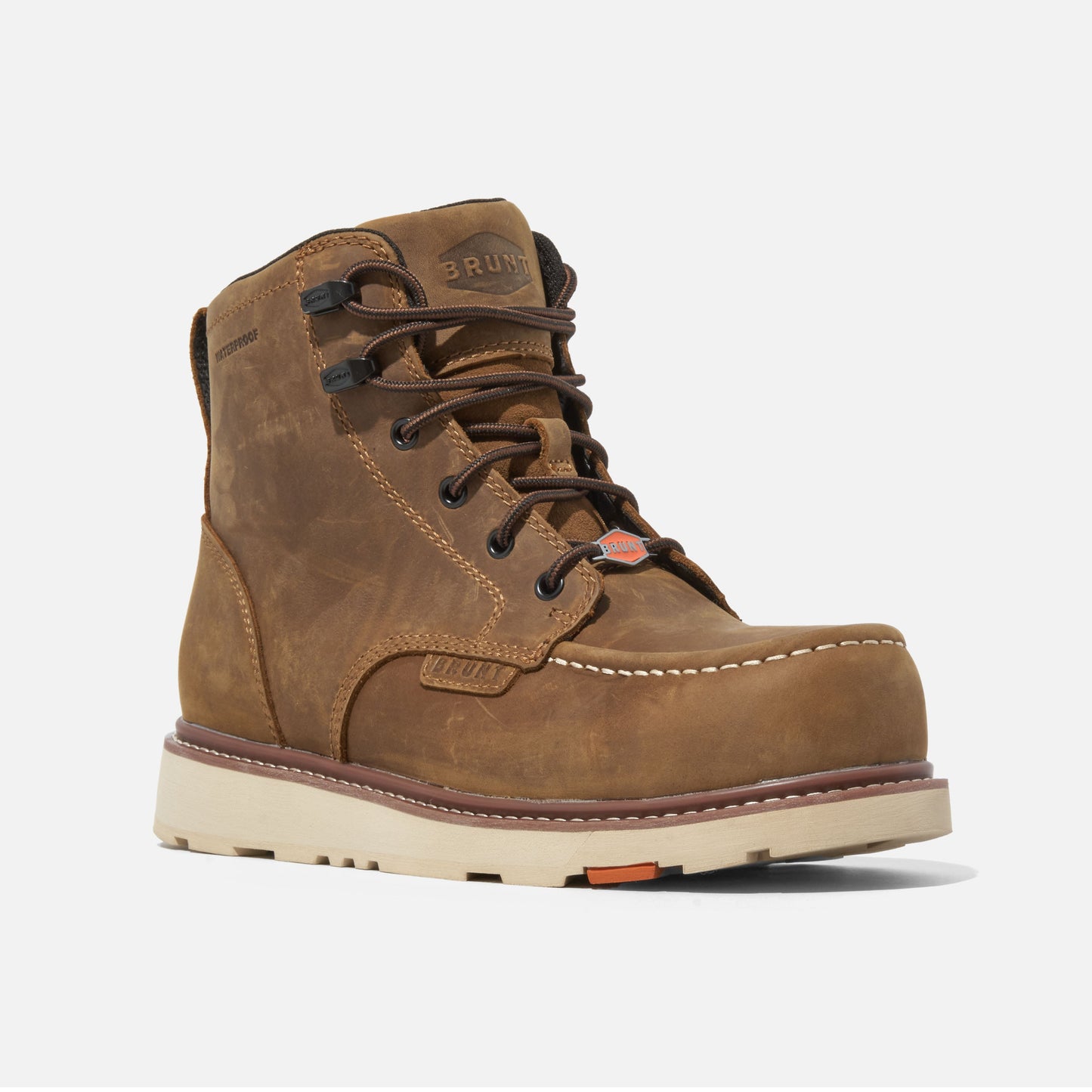 The Marin Waterproof (Soft Toe) Welted Moc Toe Work Boot