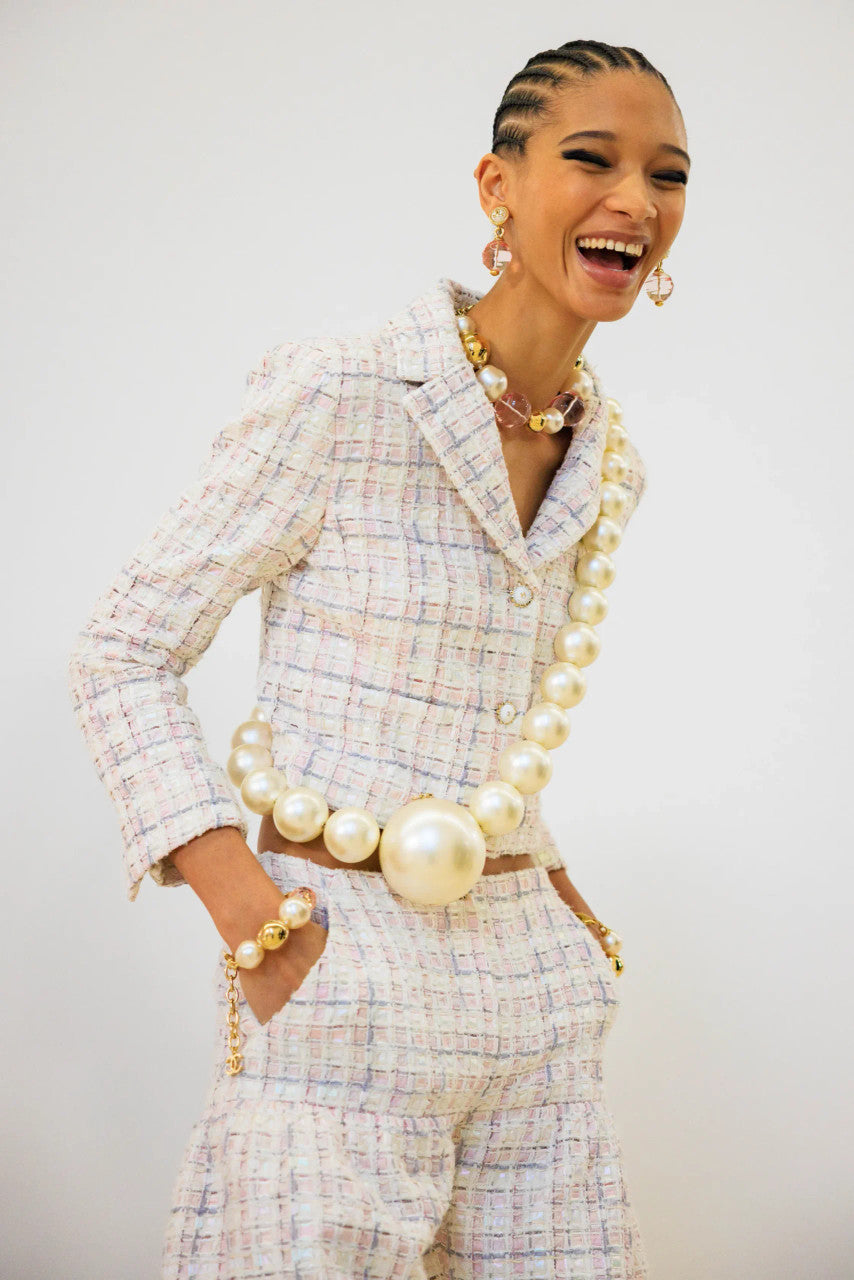Pearl Necklace Hard Dinner Bag