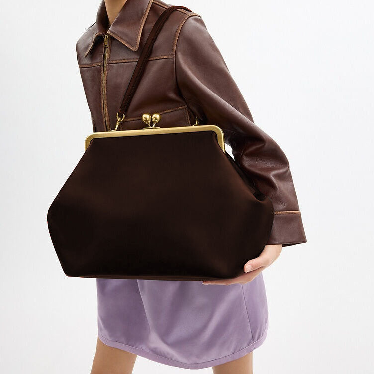 Large Kisslock Frame Bag