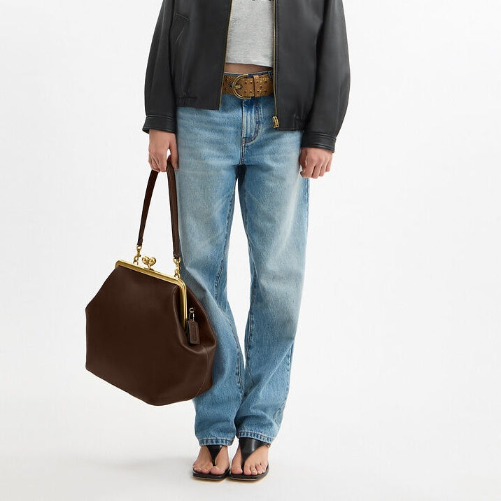 Large Kisslock Frame Bag