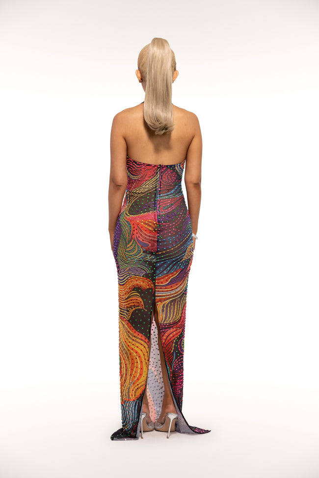 Multi-Colored Maxi