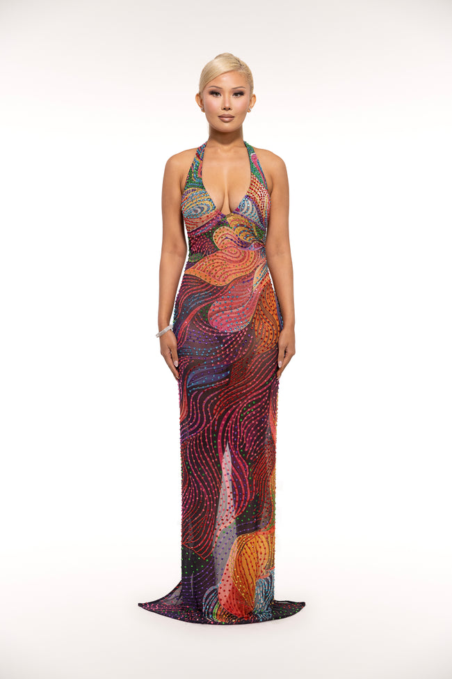 Multi-Colored Maxi