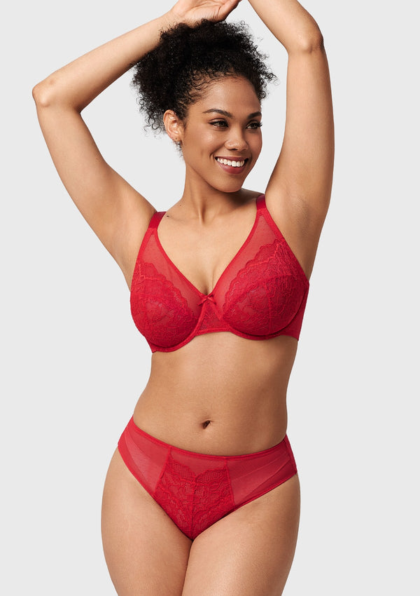 Lace Unlined Underwire Bra